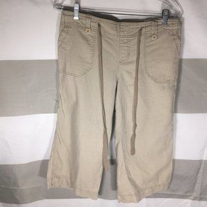 Motherhood Maternity Small Short Culottes Khakis